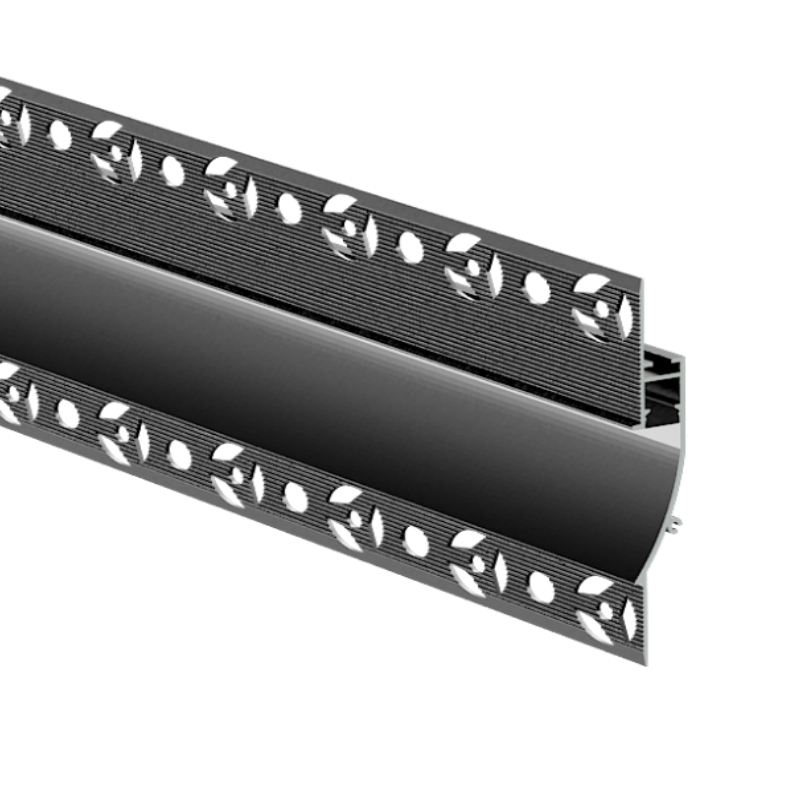 Plaster In Aluminium Drywall Waistline LED Channel For 8mm Strip Light Plaster In Aluminium Drywall Waistline LED Channel For 8mm Strip Light